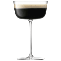 Image showing the Borough Set of 4 cocktail saucers, 240ml, clear product.