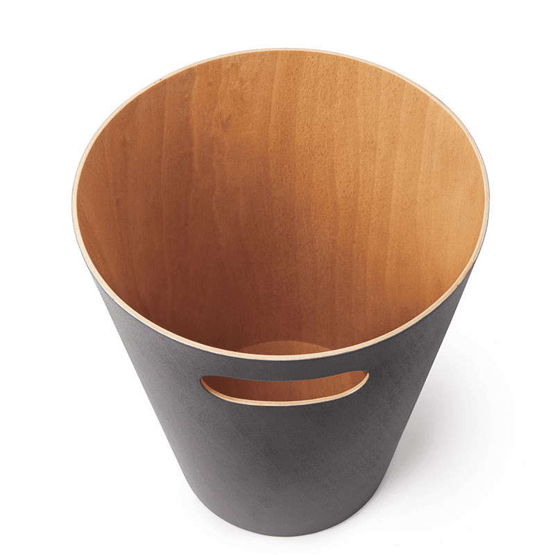 Woodrow Bin, 7.5L, Natural & Charcoal