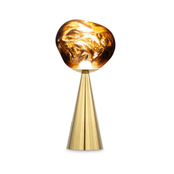 Image showing the Melt Portable Lamp, H28.5cm, Gold product.