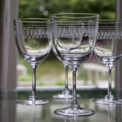 Image showing the Ovals Set of 6 wine glasses, 250ml, Crystal product.