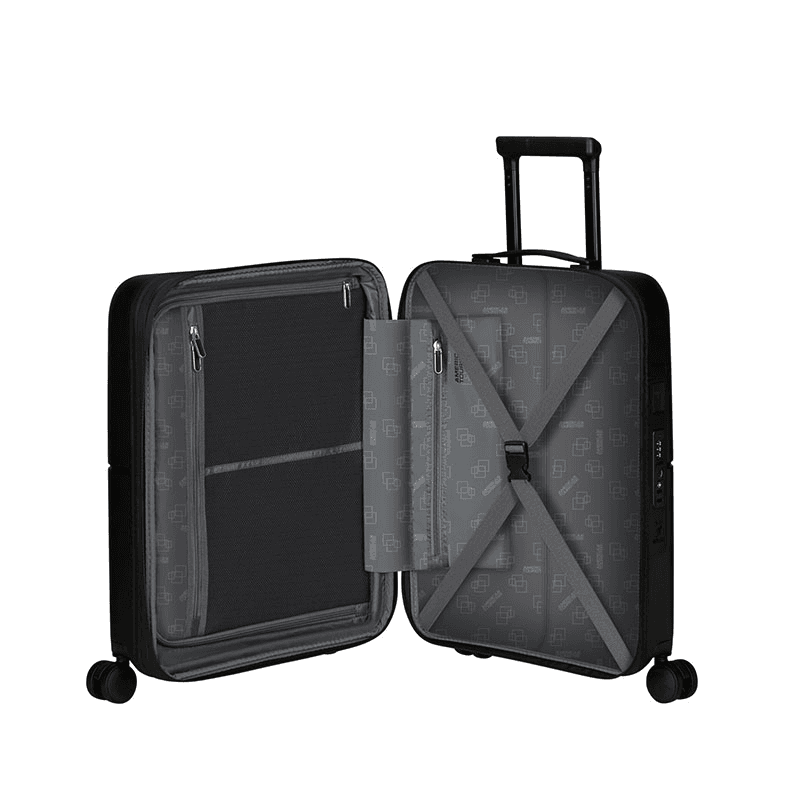 Dashpop Cabin Suitcase, H55 x L40 x W20/23cm, True Black