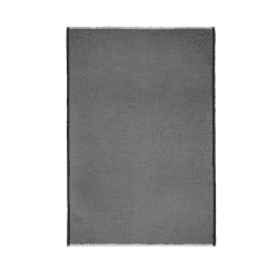 Image showing the Herringbone Throw, H190cm x W130cm, Light Grey/Grey product.