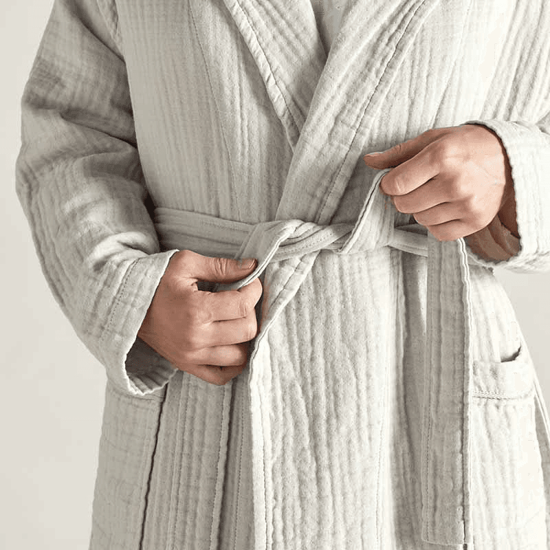 The Dream Cotton Robe, Small, Clay
