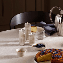 Image showing the Bernadotte 3 Piece Candleholder, Stainless Steel product.
