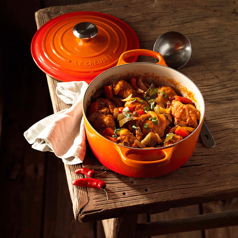 Signature Cast Iron Round casserole, 30cm - 8.1 litre, Volcanic