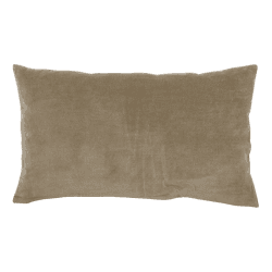 Image showing the Elise Velvet Cushion, 40 x 65cm, Taupe product.