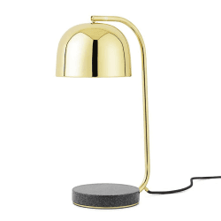 Image showing the Grant Table lamp, H45 x L18cm, Metallic product.