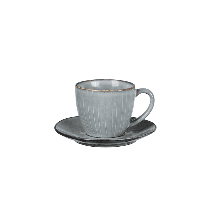 Nordic Sea Tea Cup & Saucer, 150ml, Blue