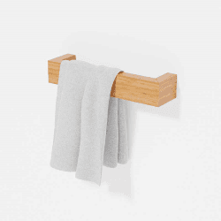 Image showing the Hand Towel Rail, L28cm, Bamboo product.