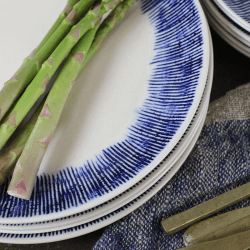 Image showing the Karuma Dinner Plate, D24.5cm, Blue and White product.