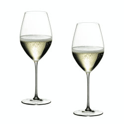 Image showing the Veritas Pair of Champagne/sparkling wine glasses, H23.5 x D8.5cm - 44.5cl product.
