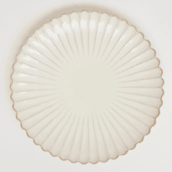 Image showing the Scallop Shell Set of Charger Plates, D30cm, Oat product.