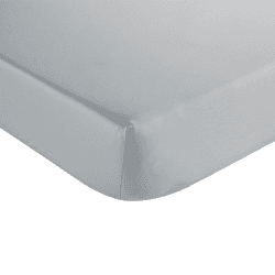 Image showing the Sateen Double Fitted Sheet, Platinum product.