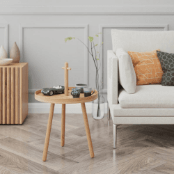 Image showing the Pick Me Up Side Table, H66 x W45cm, Oak product.