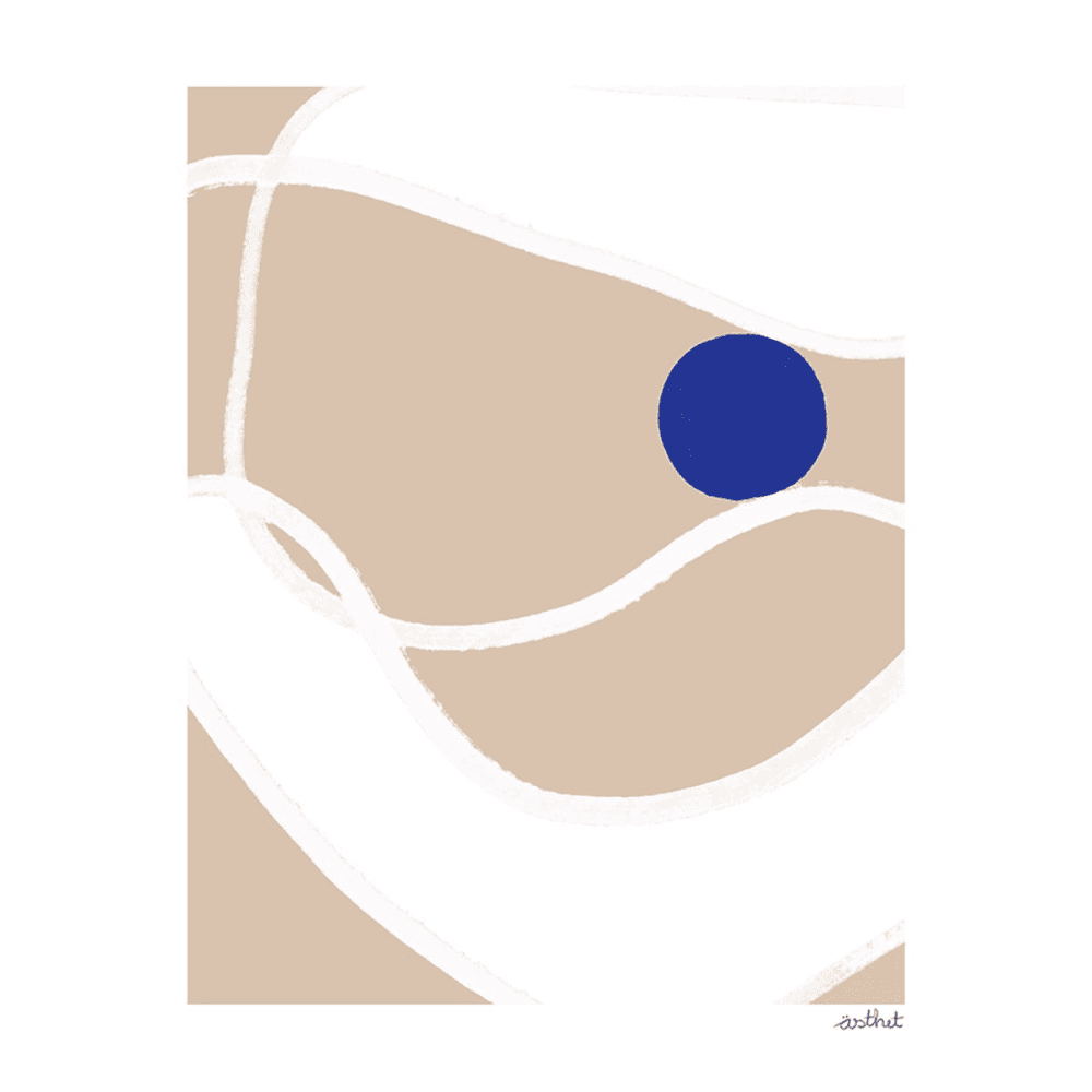 Marbel, Asthet Art Print, Multi