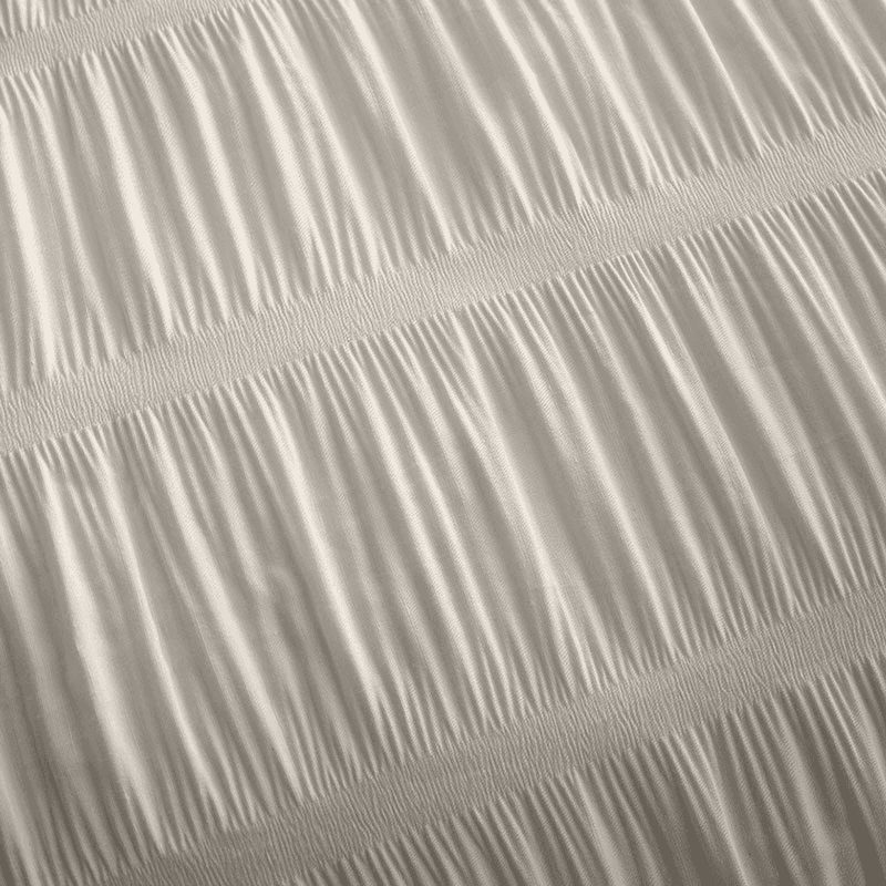 Seersucker Duvet Set, King, Natural