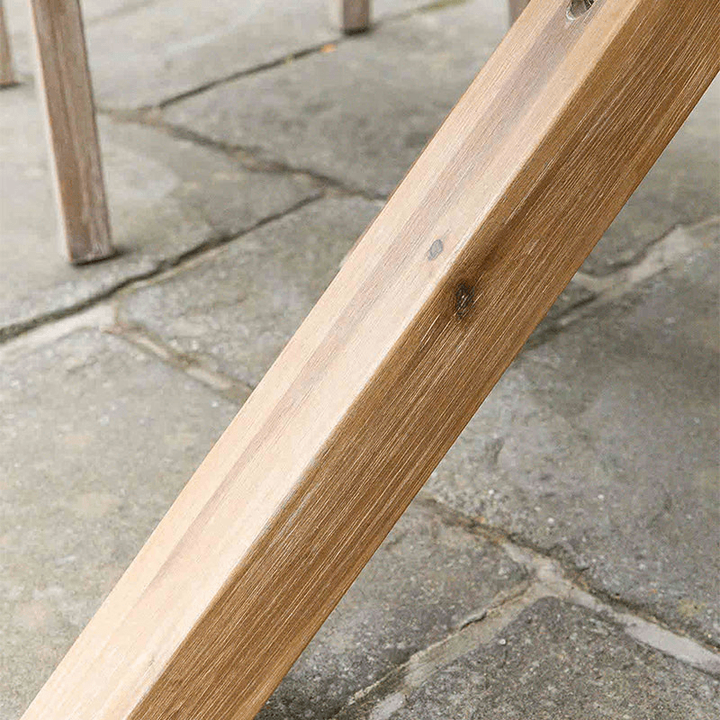 Burford Round Dining Table, D120cm, Grey & Natural