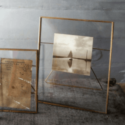 Image showing the Danta Frame, 8 x 10", Antique Brass product.