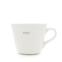 Image showing the Happy' Mug, 350ml, Blue product.