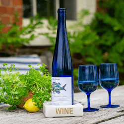 Image showing the Wine Bottle Holder, L12.5x W12.5 x H3.5cm, White product.