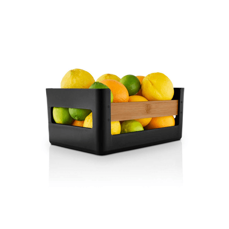 Nordic Kitchen Pantry Crate, L26 x W18cm, Black