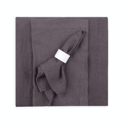 Image showing the Linen Tablecloth, Slate product.