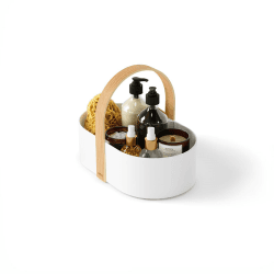 Image showing the Bellwood Caddy, White & Natural product.