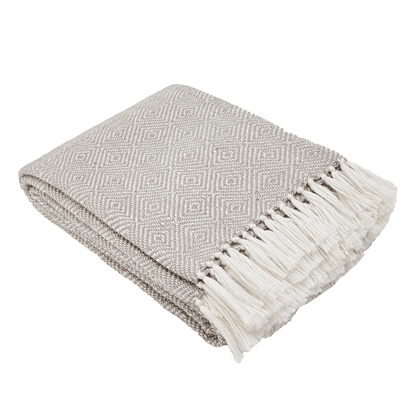 Diamond Blanket, 250cm x 130cm, Chinchilla