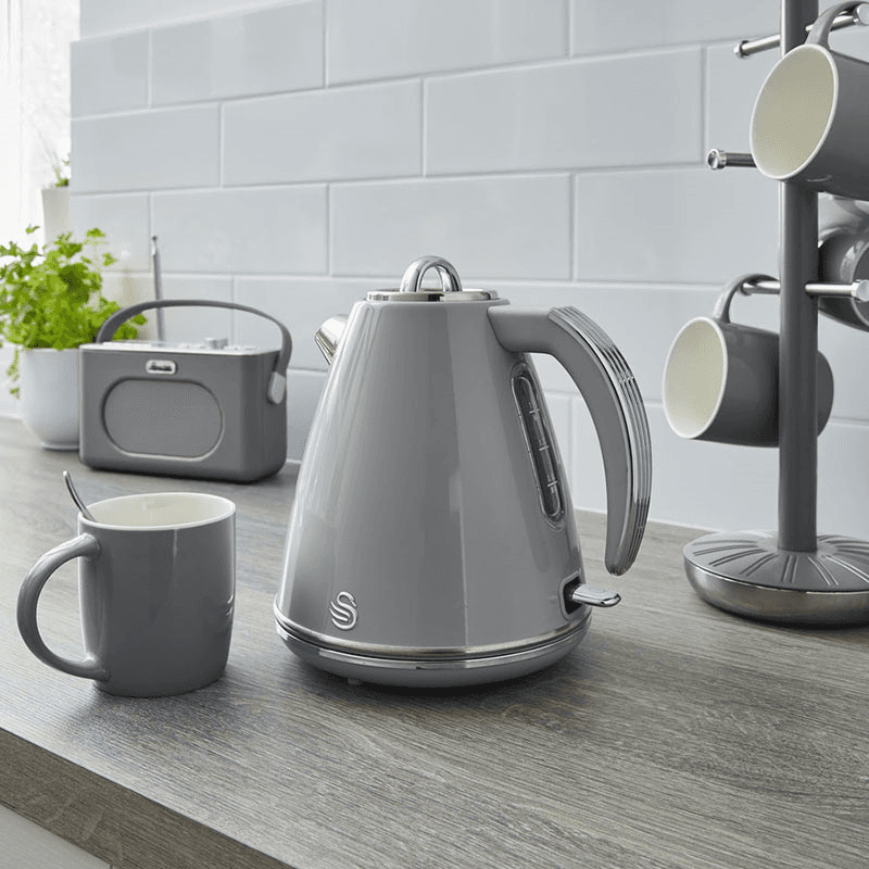 Retro Jug Kettle, 1.5L, Grey