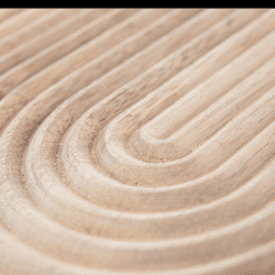 Image showing the Grooved chopping board, L40 x W25cm, acacia wood product.