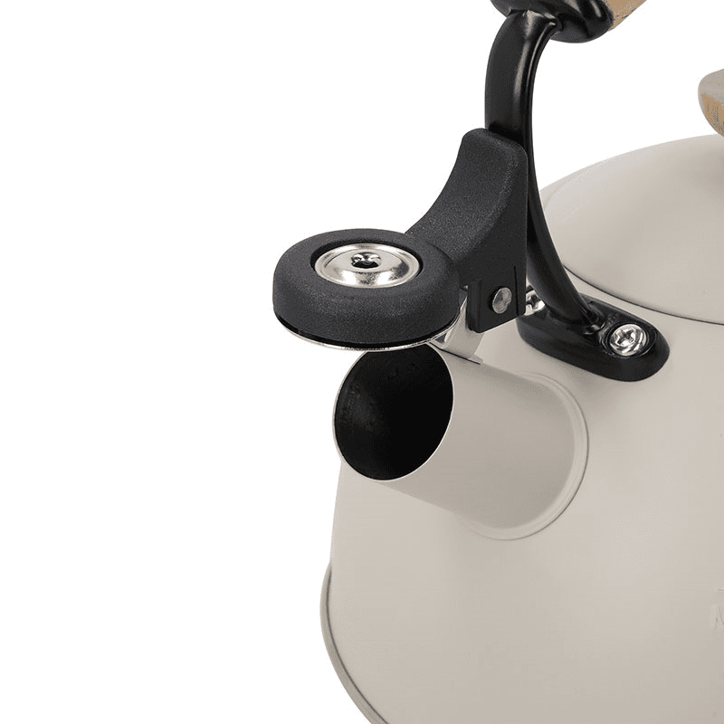 Whistling Kettle Wood Handle, 2.5L, Latte