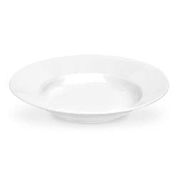 Image showing the Serendipity Set of 4 Soup Plates, D23cm, White product.