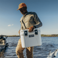 Image showing the Roadie 15 Cooler, White product.