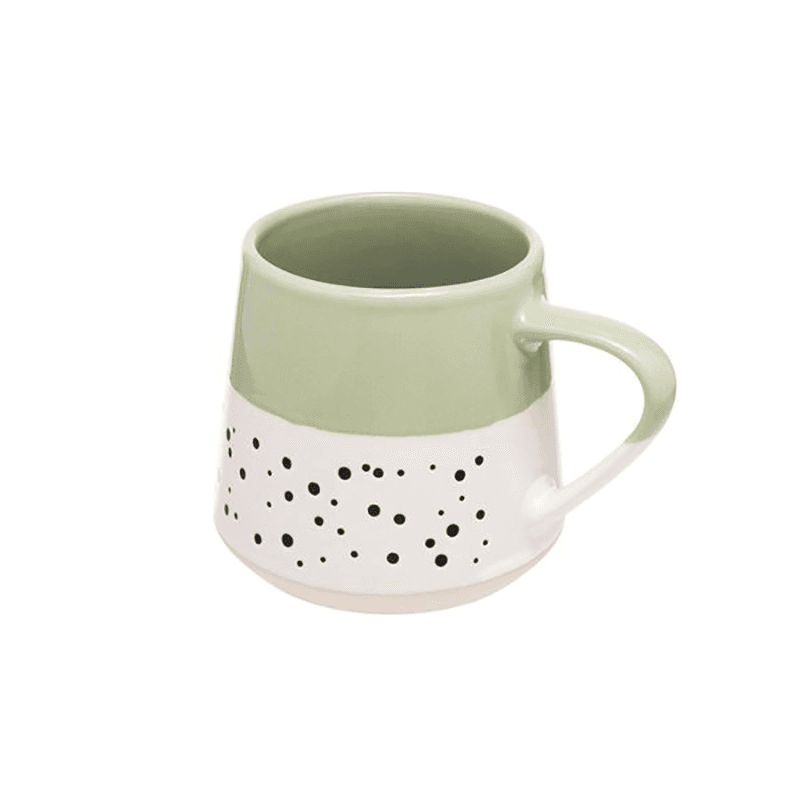 Dotted Mug, 350ml, Sage