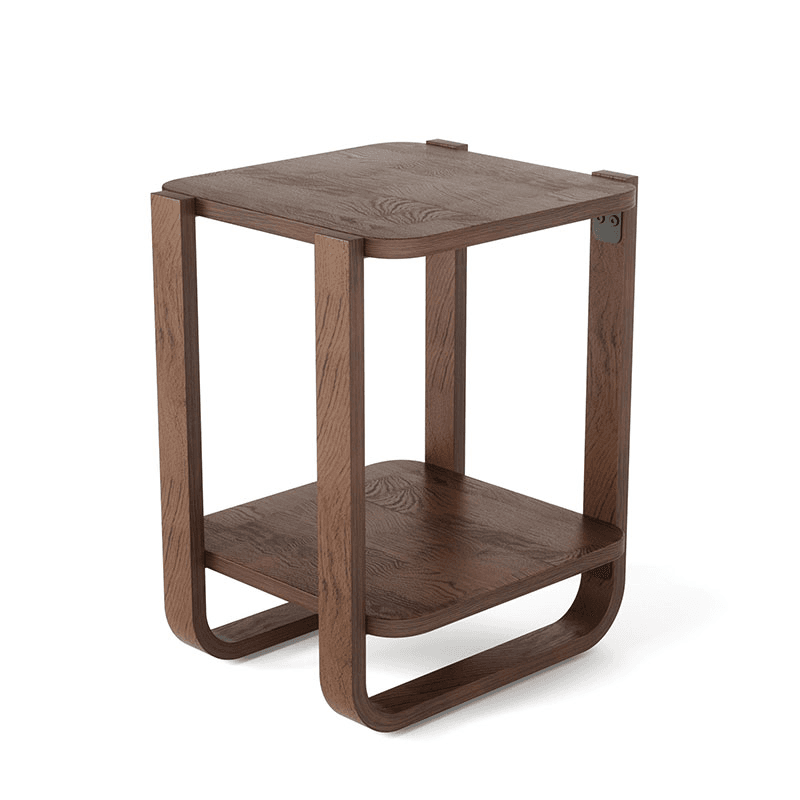 Bellwood Side Table, Aged Walnut