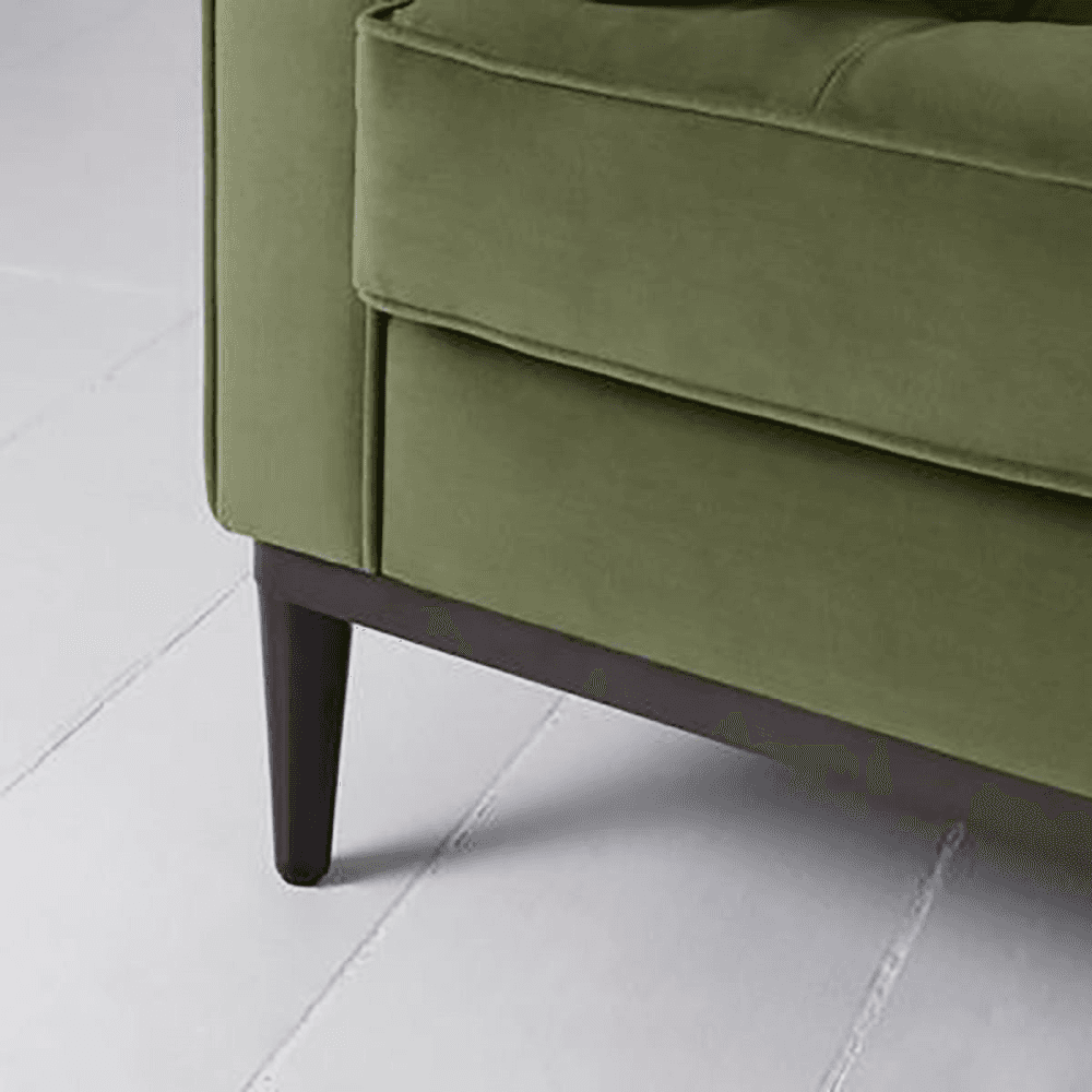 Model 02 3 Seater Velvet Sofa, Vine