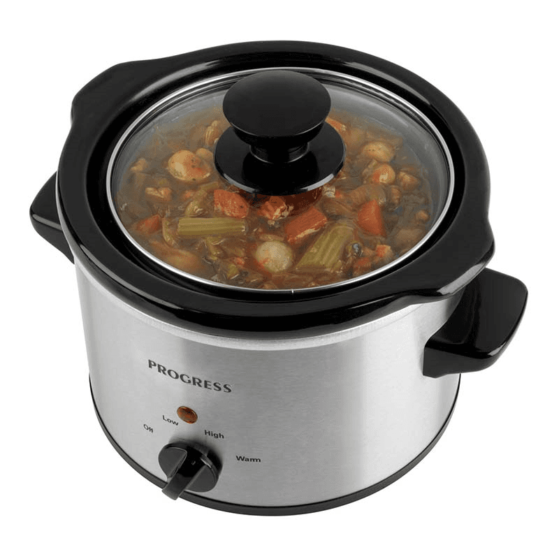 Slow Cooker, 1.5L, Stainless Steel