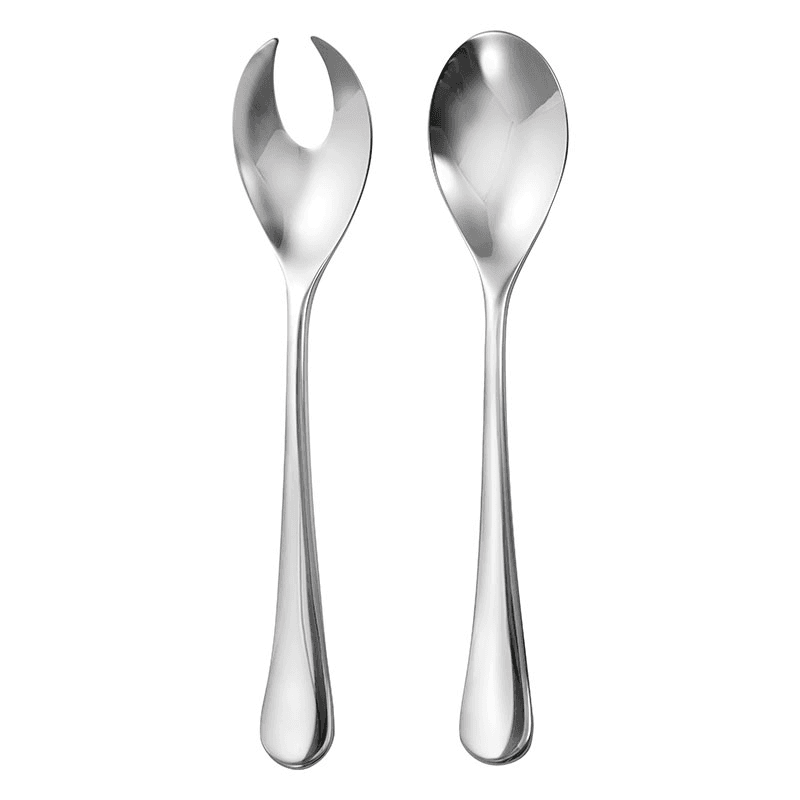 Radford Traditional Salad Servers, Stainless Steel