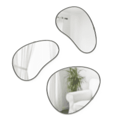 Image showing the Hubba Set of 3 Mirrors, Titanium product.