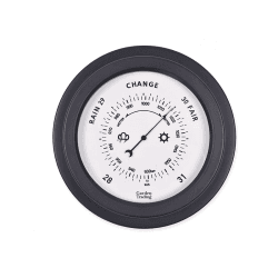 Image showing the Barometer, Tenby, Carbon, 22cm, Carbon product.