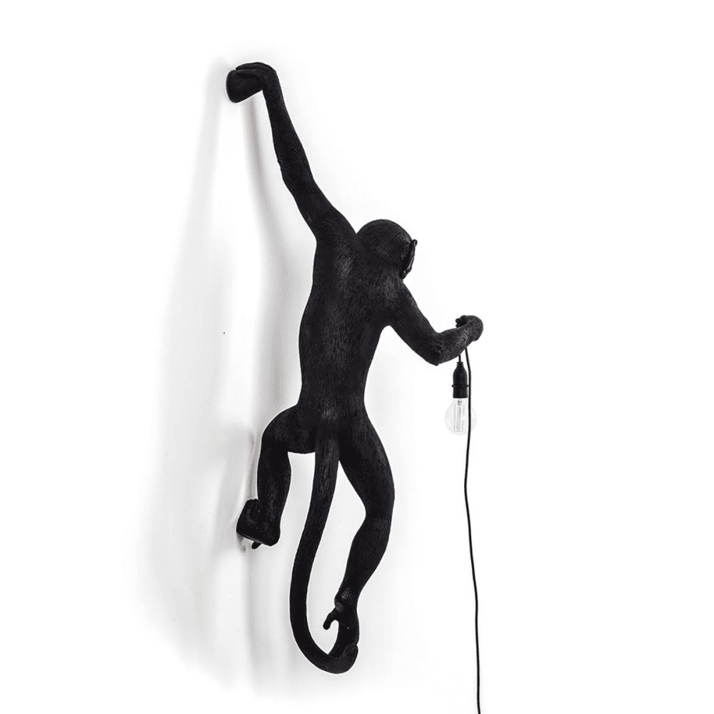 Hanging, left Lamp, H76.5cm, Black