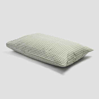 Image showing the Gingham Check Pillowcase Pair, Pear product.