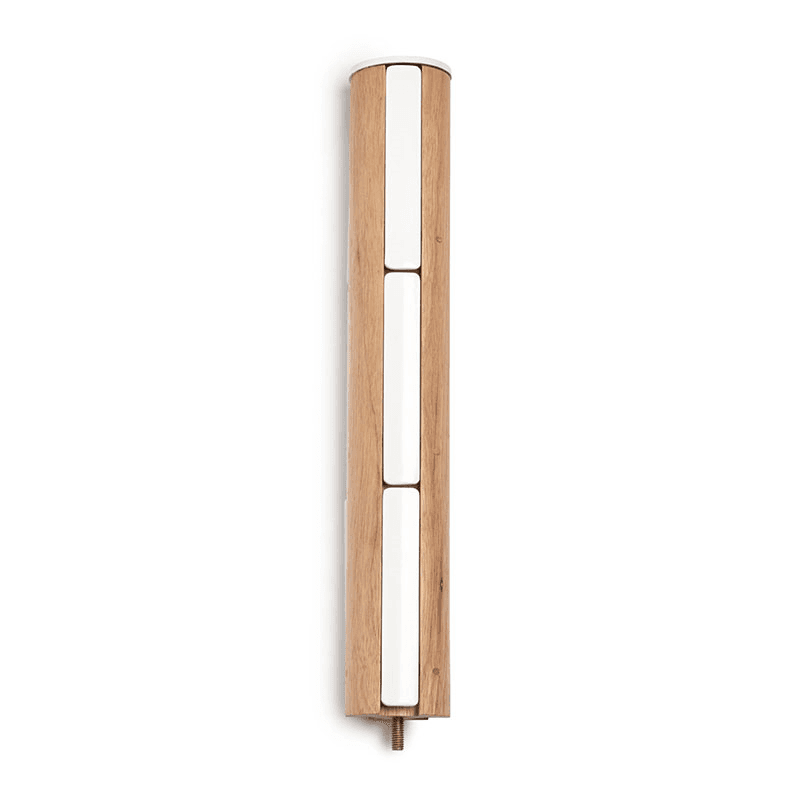 Flapper Coat Rack, H168cm, White & Natural