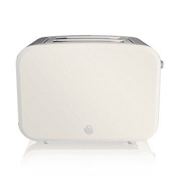 Image showing the Nordic 2-Slice Toaster, Cotton White, White product.