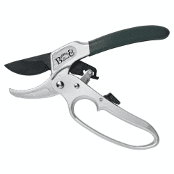Image showing the Professional Ratchet Pruner, Silver/Black/Green product.