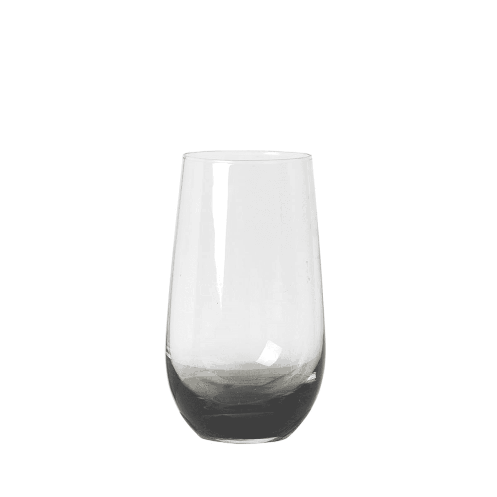 Mouth Blown Tall Tumbler, 550ml, Smoke