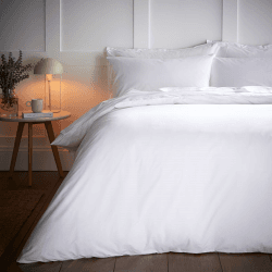 Image showing the 200TC Cooling Tencel Super King Duvet Set, White product.