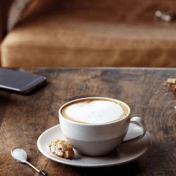 Image showing the Coffee Studio Cappuccino cup and saucer, 27.5cl, Grey product.