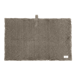 Image showing the Waffle Bath mat, 80 x 55cm, Clay product.