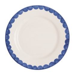 Image showing the Scallop Set of 2 Dinner Plates, D28cm, Blue product.